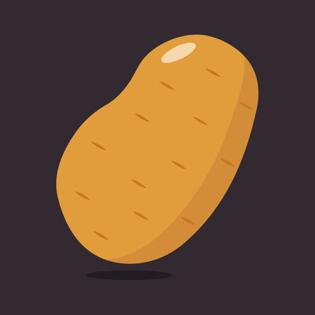 Potatoes vector illustration isolated background.のイラスト素材