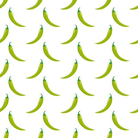 Peppers seamless pattern vector illustration.のイラスト素材