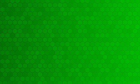 Geometric green abstract background with hexagons.のイラスト素材