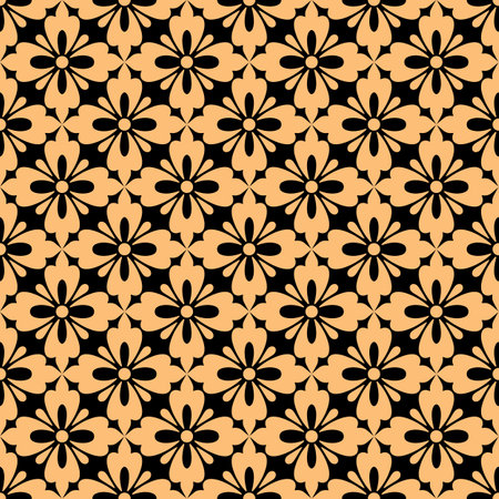 Vector vintage damask pattern design.のイラスト素材