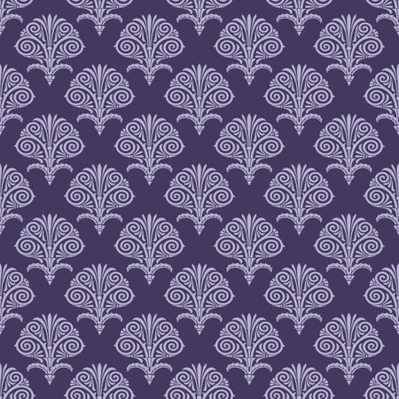 Damask seamless pattern for design vector Illustration.のイラスト素材