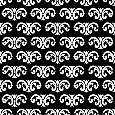 Asian damask wallpaper pattern design.のイラスト素材