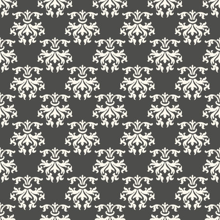 Seamless floral pattern for background design in victorian style.のイラスト素材