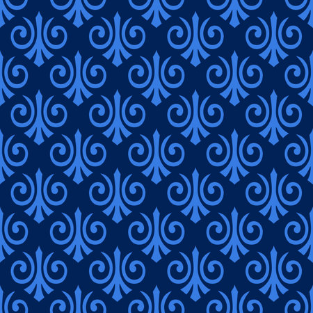 Vector seamless pattern, filigree background.のイラスト素材