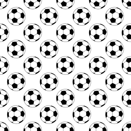 Soccer ball pattern simple illustration of soccer ball vector pattern.のイラスト素材