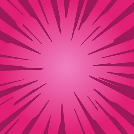 Vintage abstract background pink rays with gradient halftone comics background.のイラスト素材