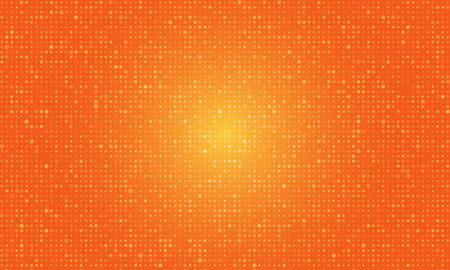 Background halftone circle vector orange dots.のイラスト素材