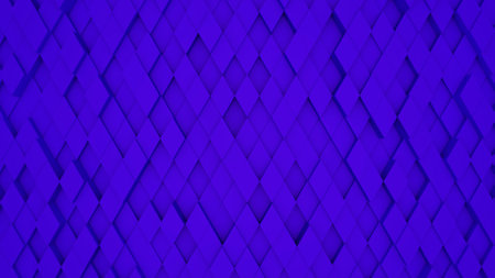 Abstract purple modern architecture 3D background with purple rhombus on the wall.の写真素材