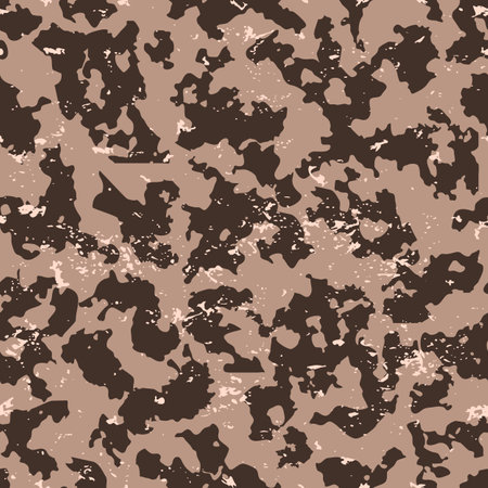 Seamless grunge pattern camouflage shapes.のイラスト素材