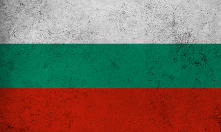 Abstract grunge textured vintage flagの写真素材