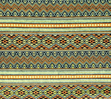 ancient thai textilesの写真素材