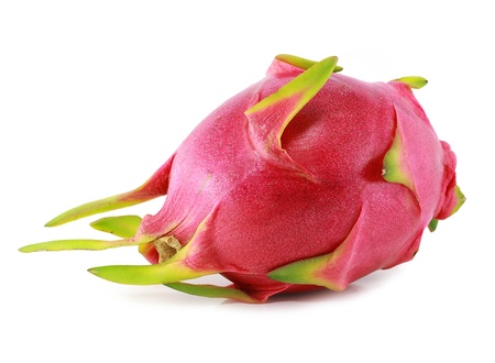 Dragon fruit isolated on white background の写真素材