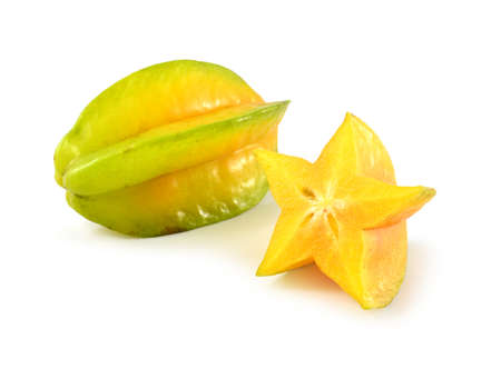 star apple on white backgroundの写真素材