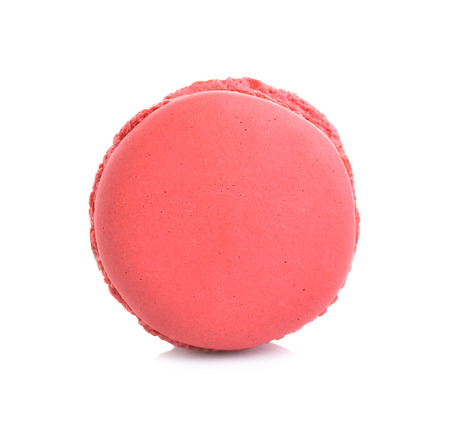 Tasty macaroon isolate on with background の写真素材