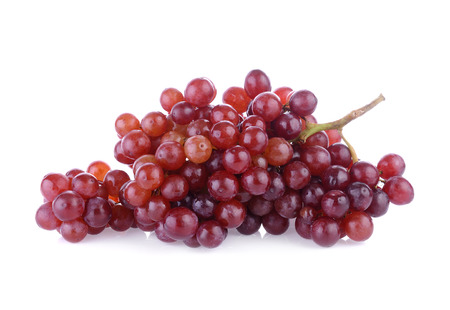 grapes isolated on white backgroundの写真素材