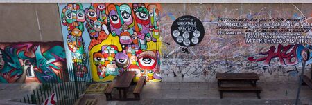 Street graffiti in Johannesburg, South Africa