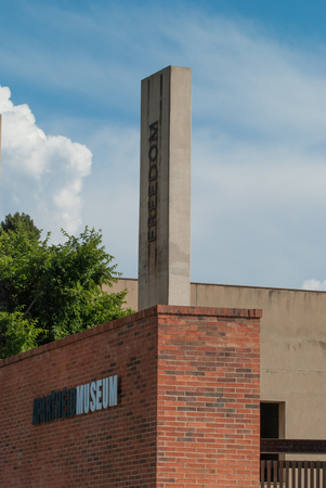 Apartheid museum in Johannesburg, South Africaのeditorial素材