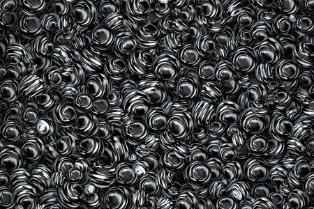 high quality rendering of abstract textured murmur in black