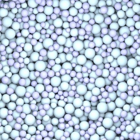 high quality rendering of pearls in pink and blueの写真素材