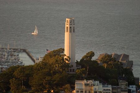 From higher point, San Francisco Californiaの写真素材