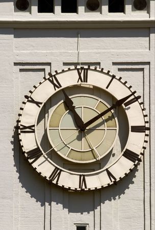 Clock in the ferry building, San Francisco
