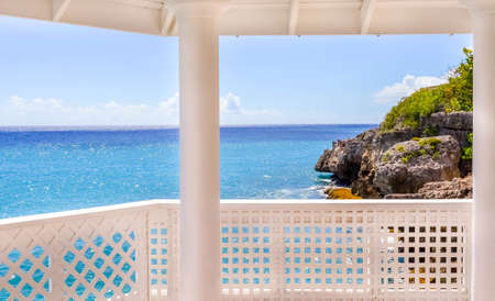 Mountain at the beach inside, beautiful.の写真素材