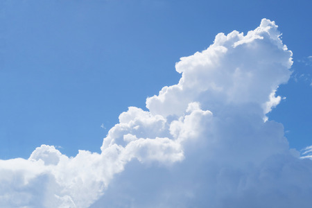blue sky and cloud in summer