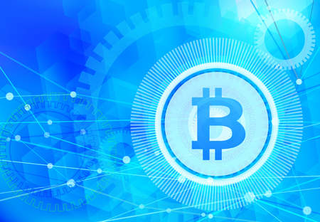 bit coin networkの写真素材