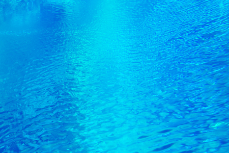 blue water surface backgroundの写真素材