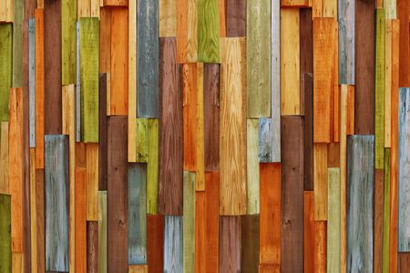 colorful wooden background textureの写真素材