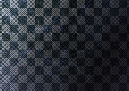 black Japanese paper texture backgroundの写真素材