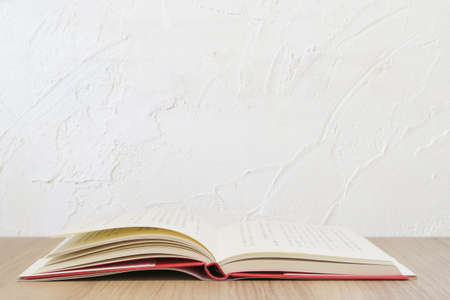 White Wall Background Image with Readingの写真素材