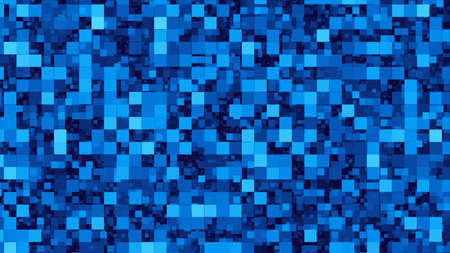 Blue square geometric background materialの写真素材