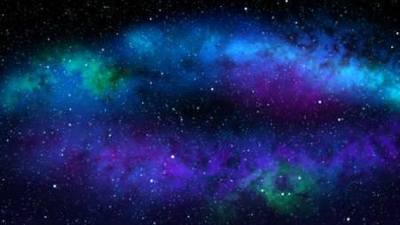 Colorful starry sky image background