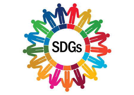SDGs Sustainable Development Goals Image Markのイラスト素材