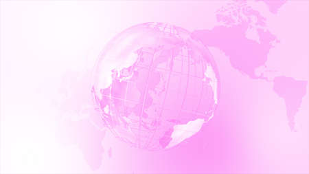 Pink digital network image backgroundの写真素材