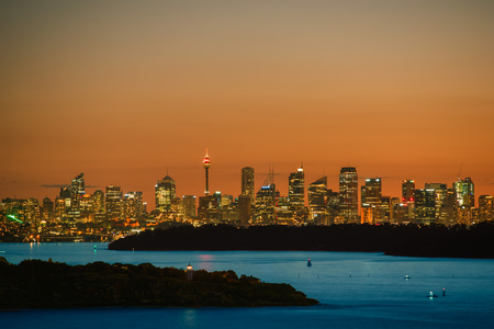 Long Exposure Sydney Harbour at Evening