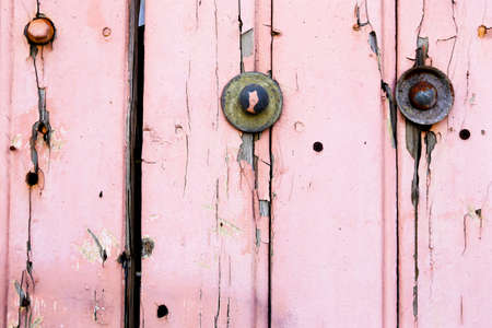 ld, damaged pink painted backgroundの写真素材