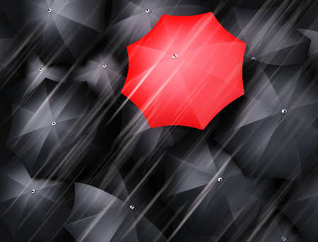 lots of umbrellasの写真素材