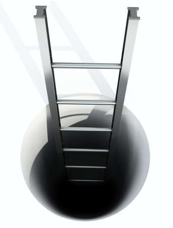 stell ladder の写真素材