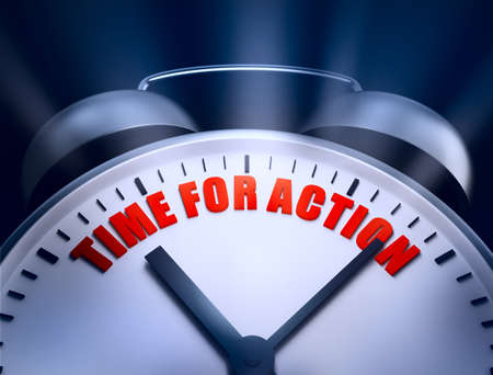 Time for Actionの写真素材