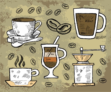 freehand stroke illustrationのイラスト素材