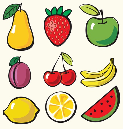 fruit backgroundのイラスト素材
