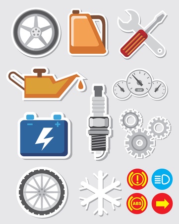 Auto elementsのイラスト素材