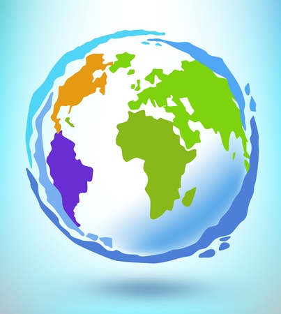 Globe concept.のイラスト素材