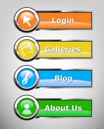 web iconのイラスト素材