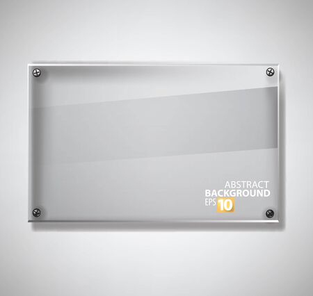 Abstract metal background with glass framework.のイラスト素材