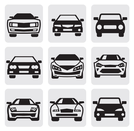 car symbols setのイラスト素材