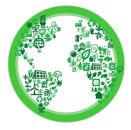 green eco worldのイラスト素材