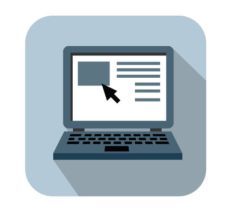 Laptop Iconのイラスト素材